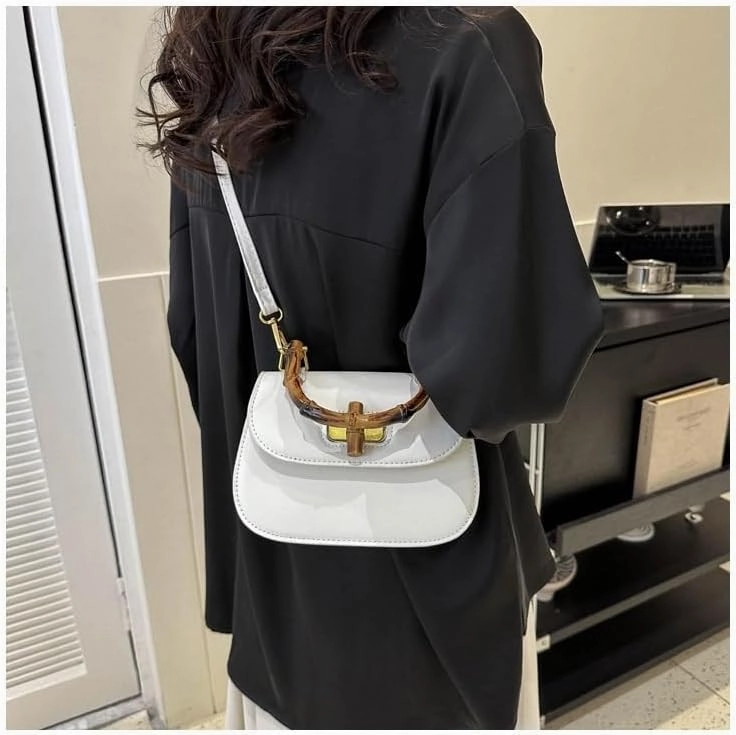 cross-body bag Premium Netflix Bamboo Saddle Bag