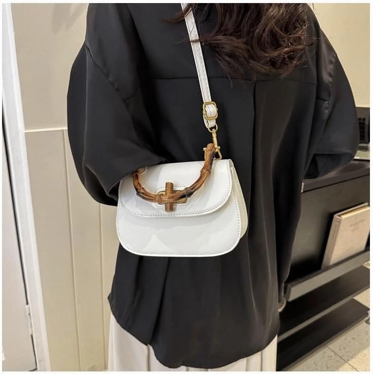 cross-body bag Premium Netflix Bamboo Saddle Bag