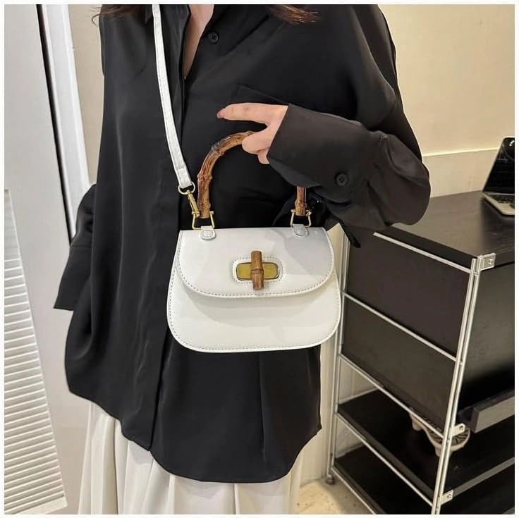 cross-body bag Premium Netflix Bamboo Saddle Bag