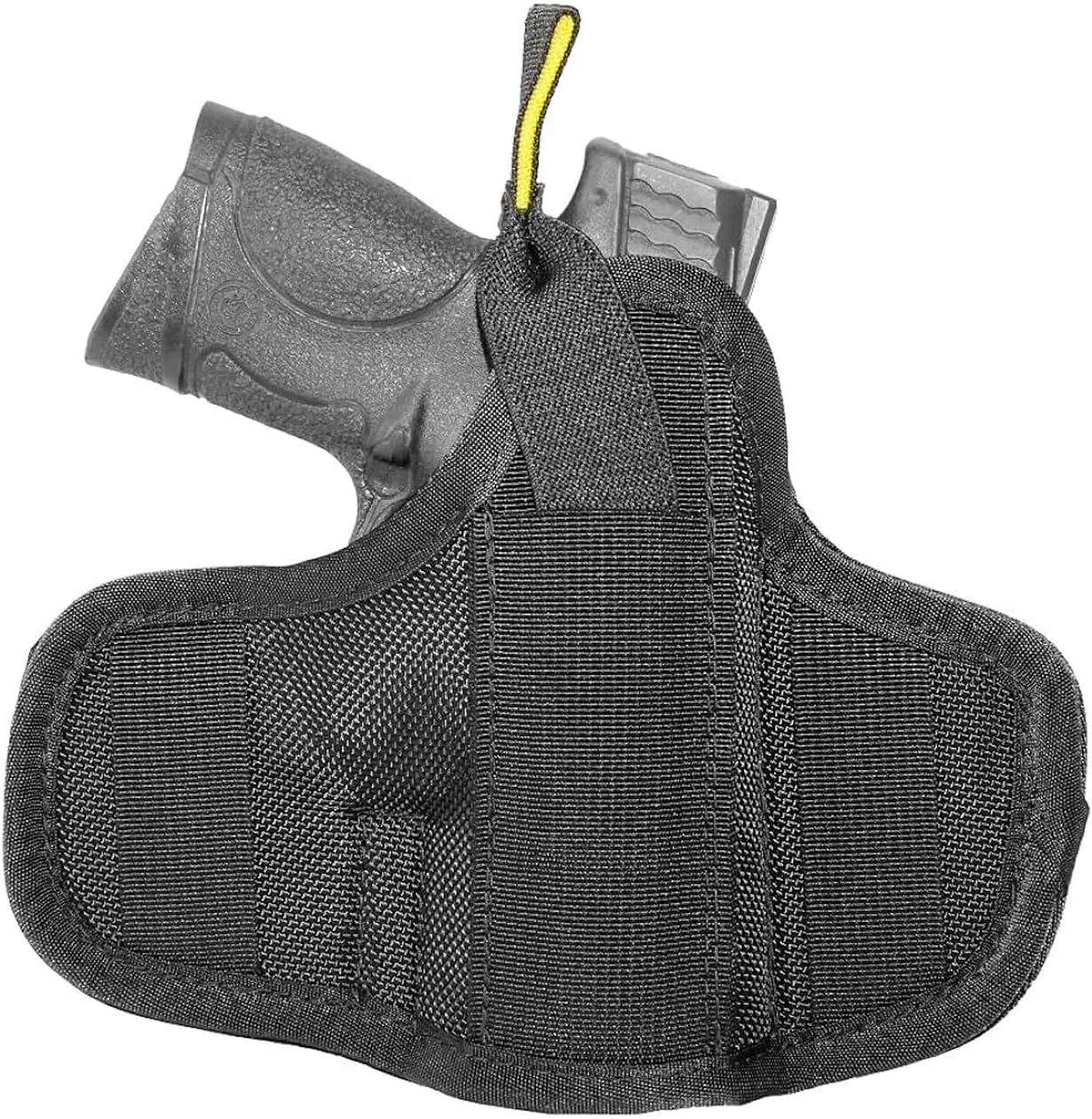 Crossfire The Traverse OWB Low Profile Ambidextrous Holster for Semi-Automatic Pistols - Durable Compact Conceal Carry Outside The Waistband Handgun Holster for Men & Women - Black