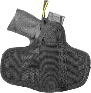 Crossfire The Traverse OWB Low Profile Ambidextrous Holster for Semi-Automatic Pistols - Durable Compact Conceal Carry Outside The Waistband Handgun Holster for Men & Women - Black