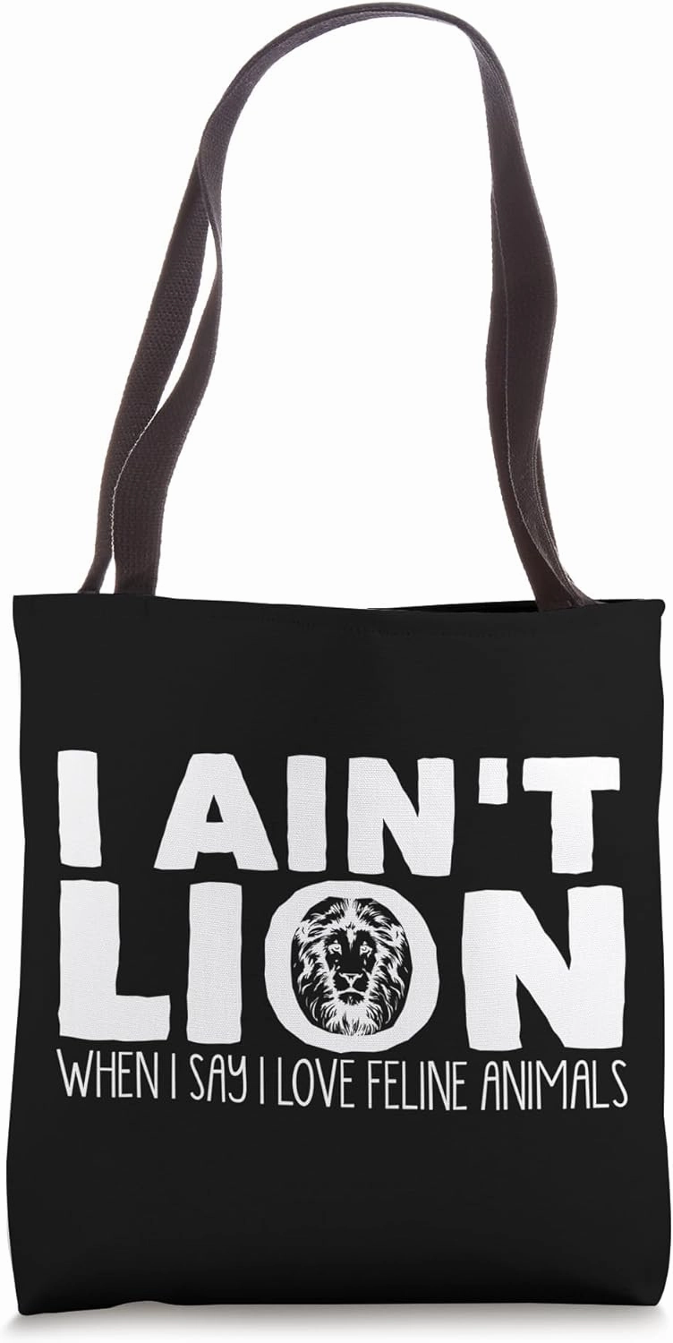 Cub Lioness Tamer Jungle Roar Leo Predator Feline Mane Lion Tote Bag