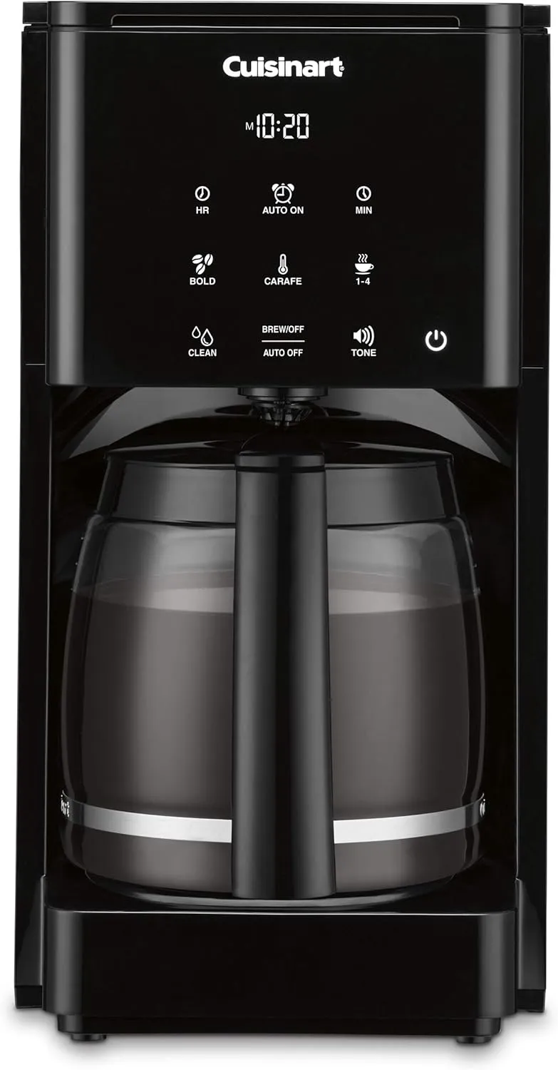 Cuisinart DCC-T20 14-Cup Programmable Coffeemaker Touchscreen, Black