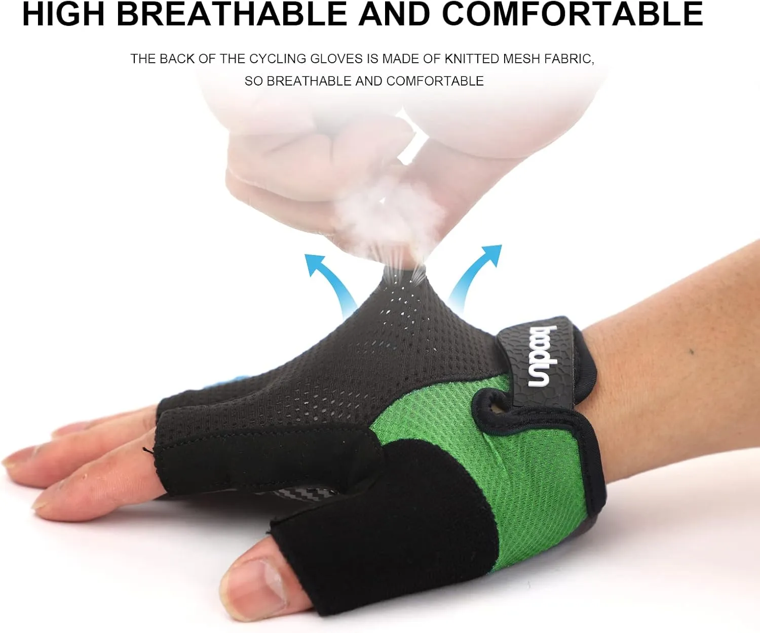 Cycling Gloves Bike Gloves for Men Women Fingerless Mountain Bike Glove with Breathable Shock-Absorbing Motorcycle Gloves for Road
