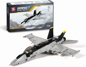 DAHONPA F-18 Bumblebee Fighter Military Army Airplane Building Bricks Set, 700  Pieces Air-Force Build Blocks Toy, Gift for Kid and Adult.
