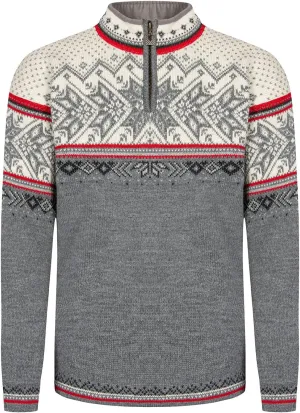 Dale of Norway Vail Sweater - 100% Lightweight Wool Sweater - Mens Sweaters - Unisex Ski Sweater - Quarter Zip Pullover Men