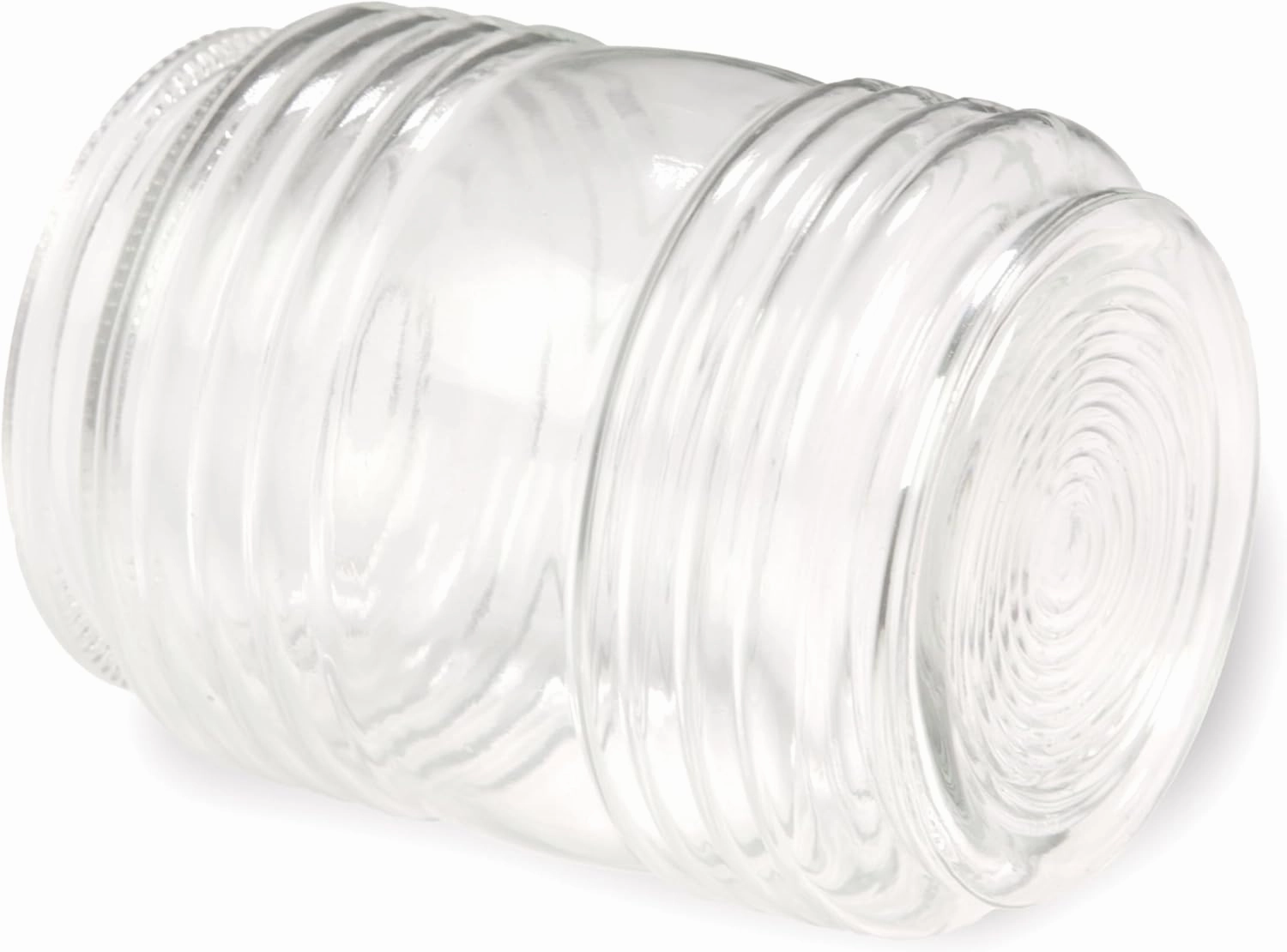 Design House Jelly Jar Light Replacement Glass, Clear Cylinder, 3-Inch Opening, 924076