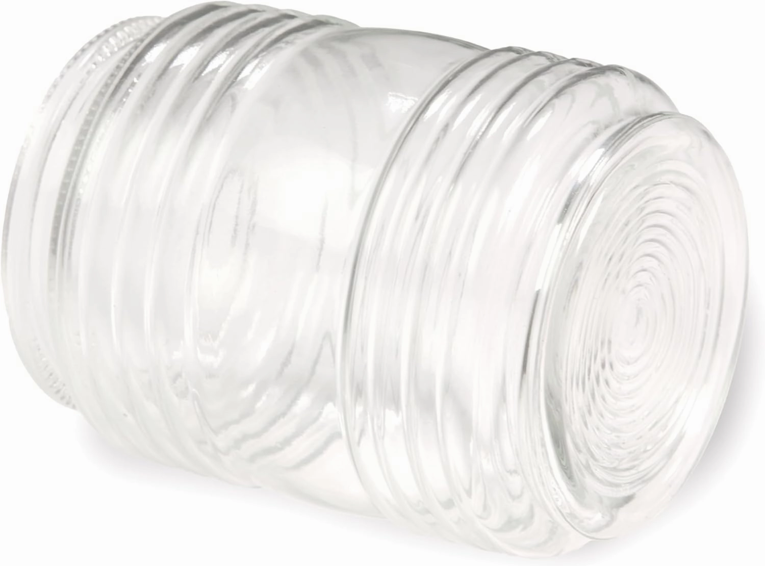 Design House Jelly Jar Light Replacement Glass, Clear Cylinder, 3-Inch Opening, 924076