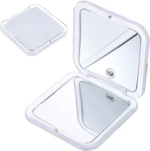 Didiseaon Compact Travel Makeup Mirror Portable Folding Cosmetics Mirror Scratch-Resistant Elegant Design for Purse Magnification for Women
