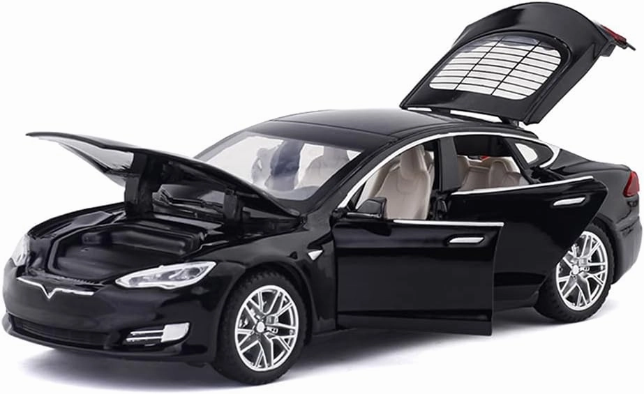 Diecast Car Model S 1/32 Scale Alloy Model S Toy Car Pull Back Car Vehicles Toy with Lights and Sound Mini Collectible Model S Play Toy for 3   Years Old Toddlers Kids Gift