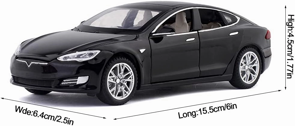 Diecast Car Model S 1/32 Scale Alloy Model S Toy Car Pull Back Car Vehicles Toy with Lights and Sound Mini Collectible Model S Play Toy for 3   Years Old Toddlers Kids Gift