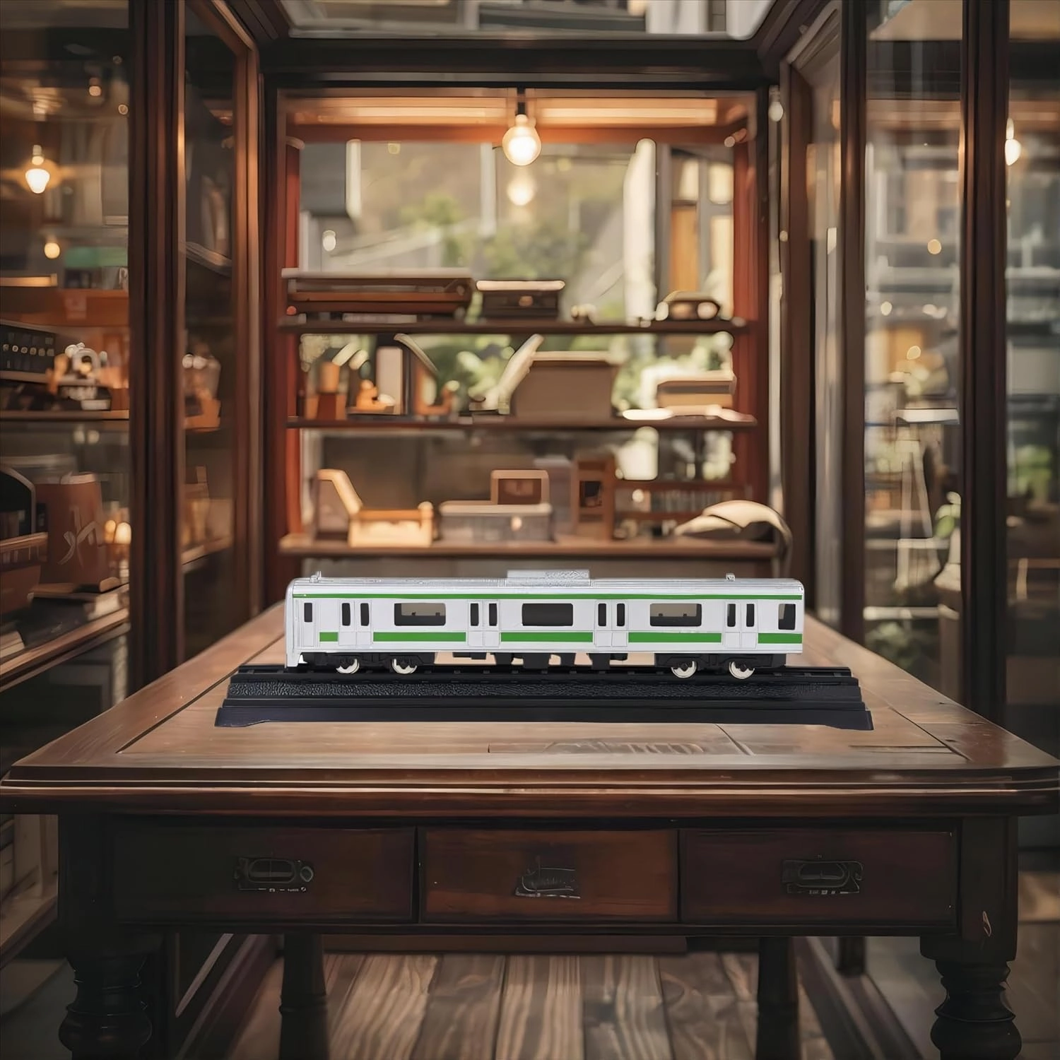 Diecast Model Train with Train Track,Metal Train Toy,Home Office Home Decoration,Gift for Holiday Birthdays or Christmas (Japan Subway)