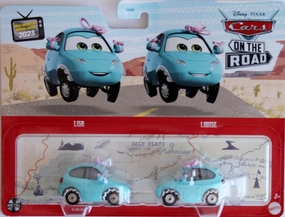 Disney Cars 2023 1:55 Scale Diecast 2-Pack On the Road (Lisa and Louise)