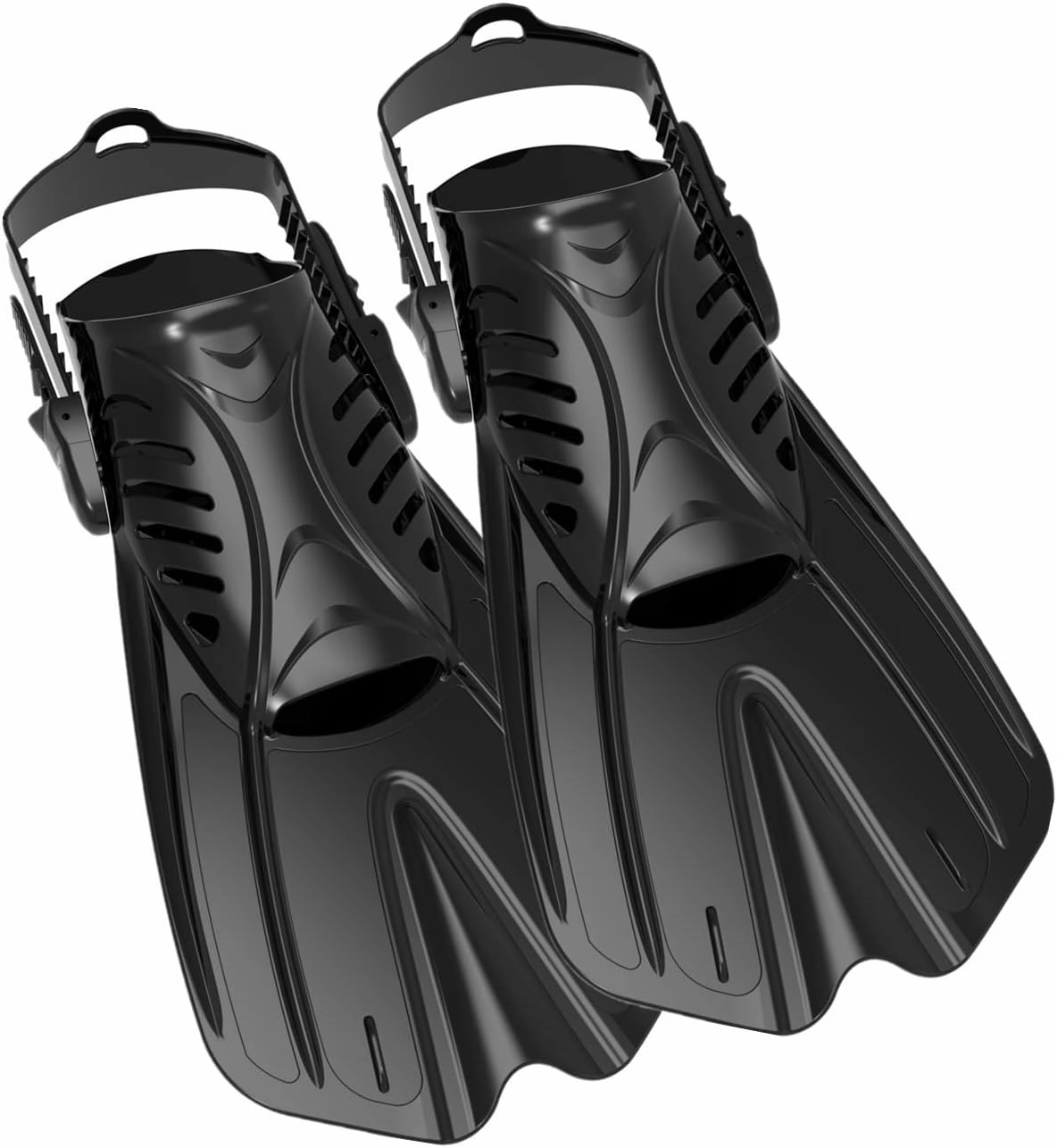 Diving fins Snorkeling Gear for Adults Snorkel fins ，Swim fins Open, Adjustable, Men, Women, Children, Swim Flippers