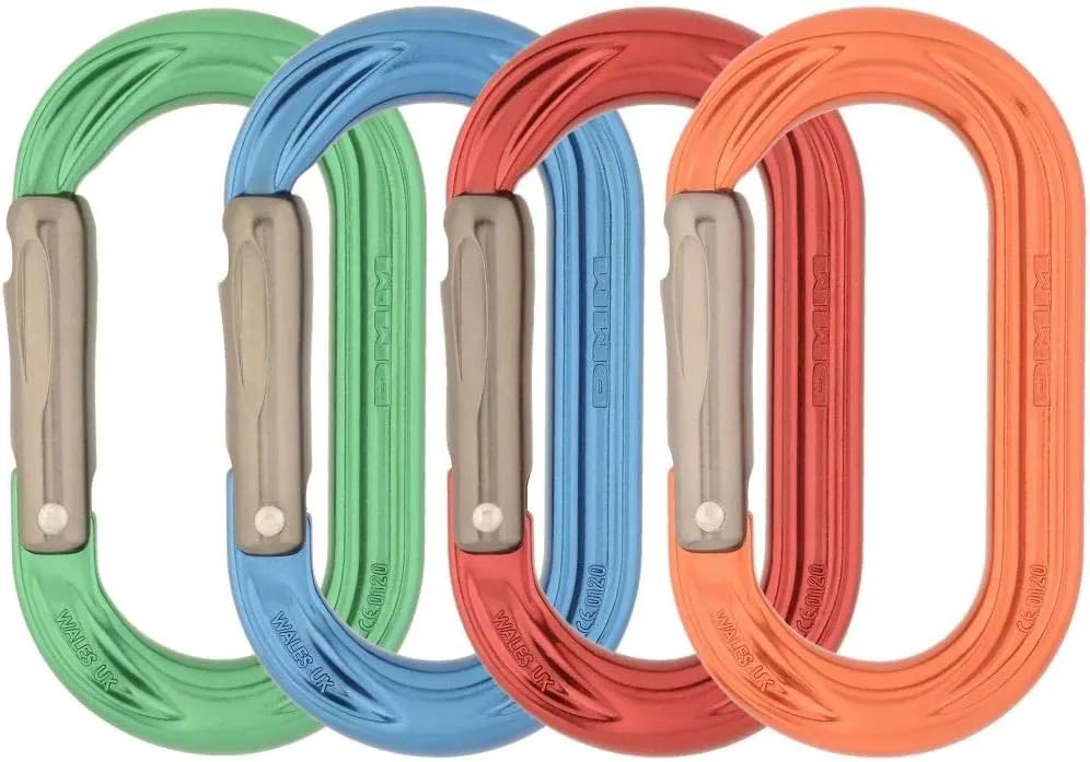 DMM Perfecto Straight Gate Carabiner - 4 Color Pack