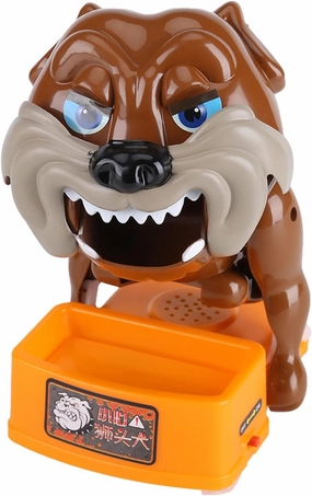 Dog Party Board Game, Bulldog Toy Family Bulldog Toy Flake Out Bad Dog Bones Cards Tricky Toy Games ABS Automatic Toys for Parent Child Kid
