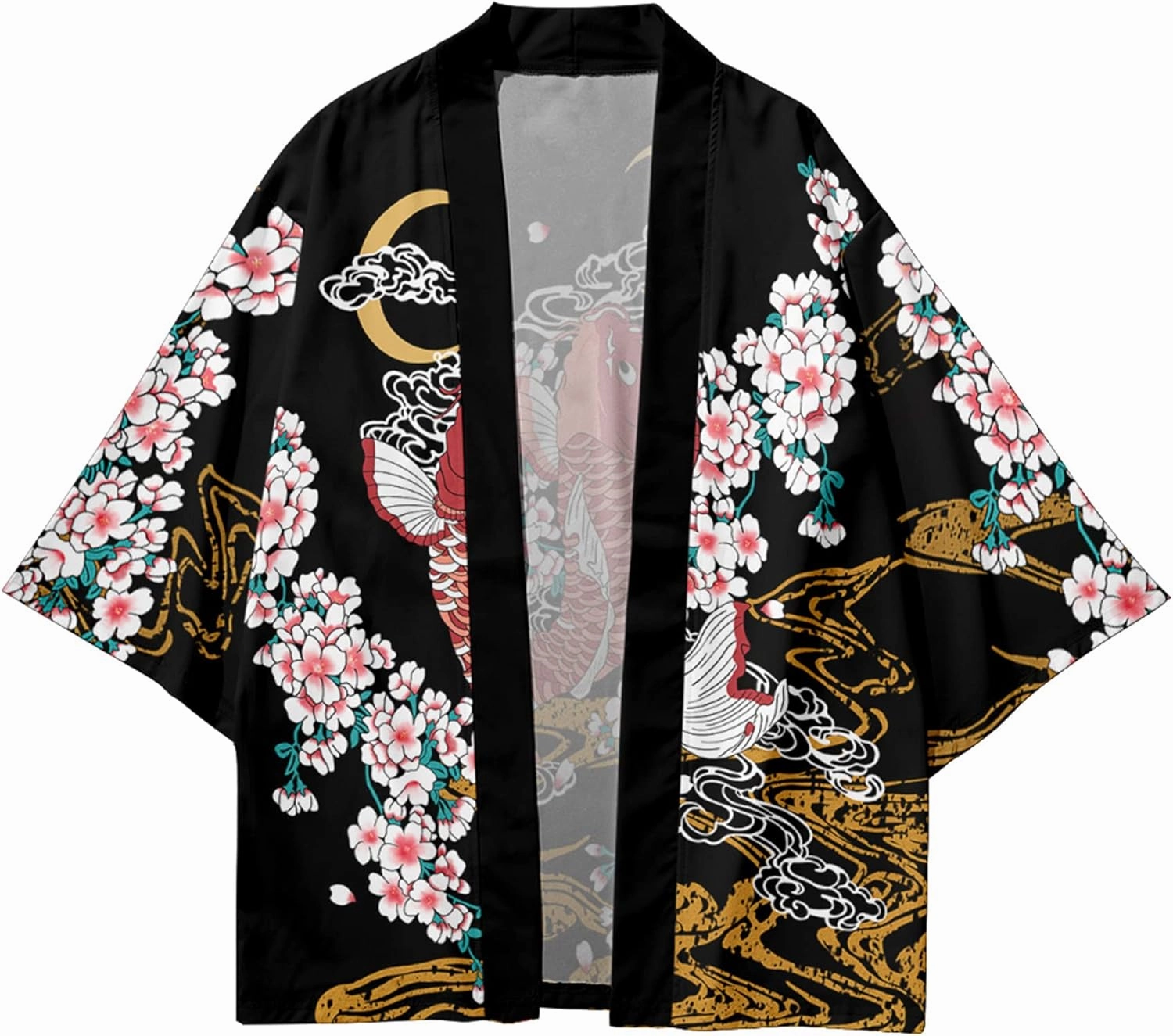DOSLAVIDA Men's Japanese Style Kimono Set Lightweight Open Front Cardigan Suits Stylish Two Piece Summer Beach Outfits