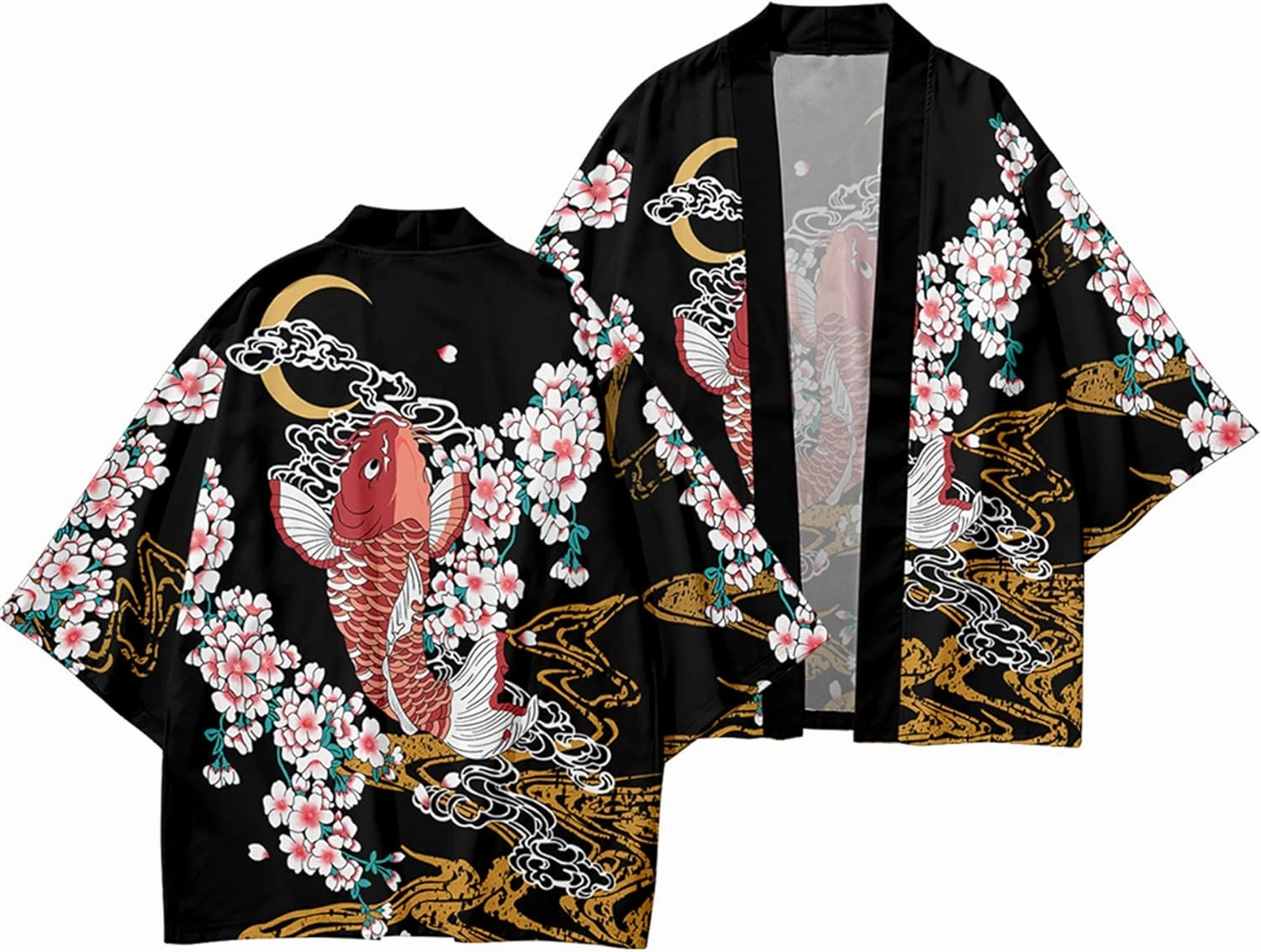 DOSLAVIDA Men's Japanese Style Kimono Set Lightweight Open Front Cardigan Suits Stylish Two Piece Summer Beach Outfits