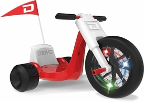 Droyd Romper Electric Tricycle for Kids 3  Years, 24V Gifts Toys 3-6 MPH Max Speed & 45 Mins Max Long Lasting, Parental Speed Control Safe Trikes with Adjustable Seat & LED Lights for Boys and Girls