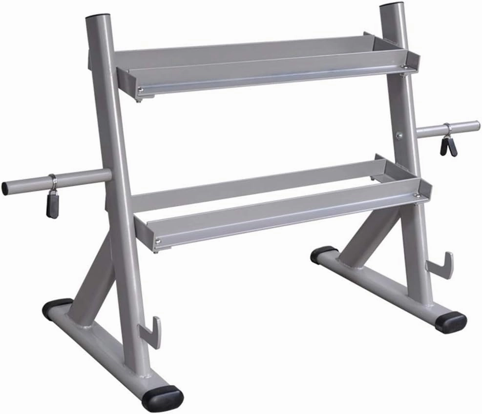 Dumbbell Racks Three-in-one Sports Equipment Storage Rack, Professional Double-Layer Dumbbell Rack, Hexagon Dumbbell Display Stand Easy to Assemble, Load Bearing 200 KG