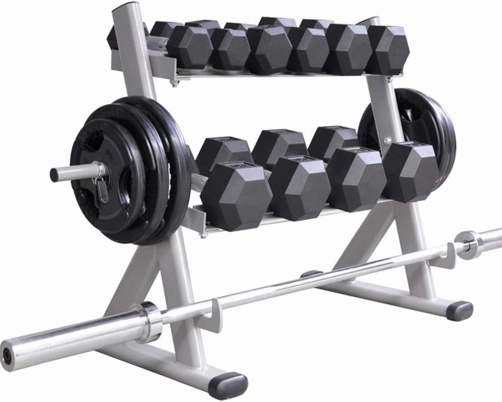 Dumbbell Racks Three-in-one Sports Equipment Storage Rack, Professional Double-Layer Dumbbell Rack, Hexagon Dumbbell Display Stand Easy to Assemble, Load Bearing 200 KG