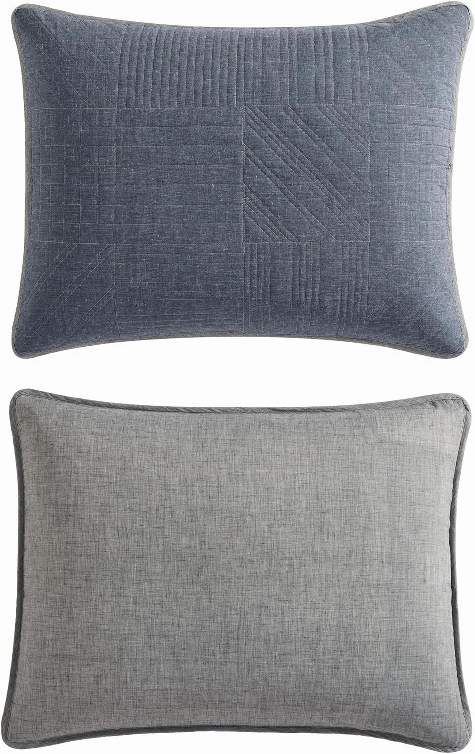 Eddie Bauer - King Quilt Set, Reversible Bedding with Matching Shams, Lightweight Home Decor for All Seasons (Hidden Lake Blue, King)