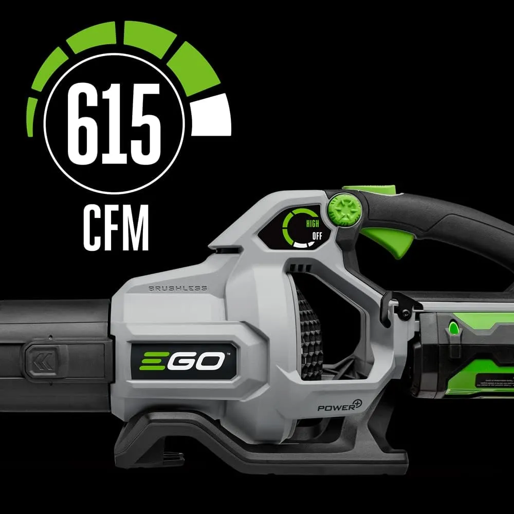 EGO POWER  Leaf Blower, Cordless Electric 615 CFM, Battery and Charger Not Included - LB6150