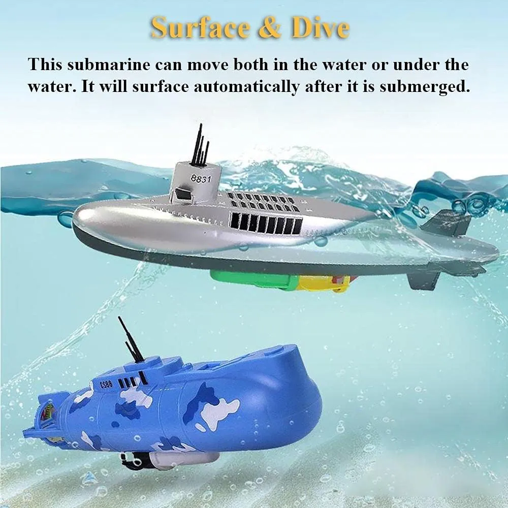 Electric Pigboat Bathtub Submarine - Funny Pool Toy, Military Model, Floating Water Toy