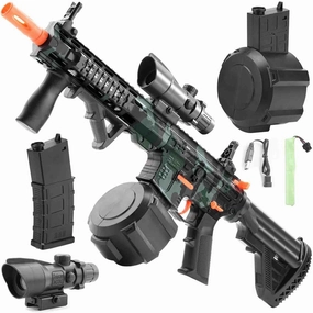 Electric Gel Ball Blaster, Automatic Splat Blaster with 50000 Gel Rounds and Goggles, Toy Gun for Christmas, Halloween, Birthday Gift, Adults Ages 14 