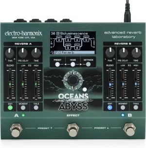 Electro-Harmonix Oceans Abyss Advanced Reverb Laboratory