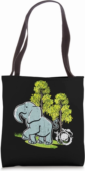 Elephant Lover Wildlife Animal Zafari Zookeeper Tote Bag