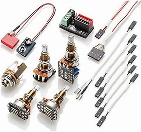 EMG Two Push Pull Pot Conversion Kit for Dual Mode Pickups - LONG SHAFT