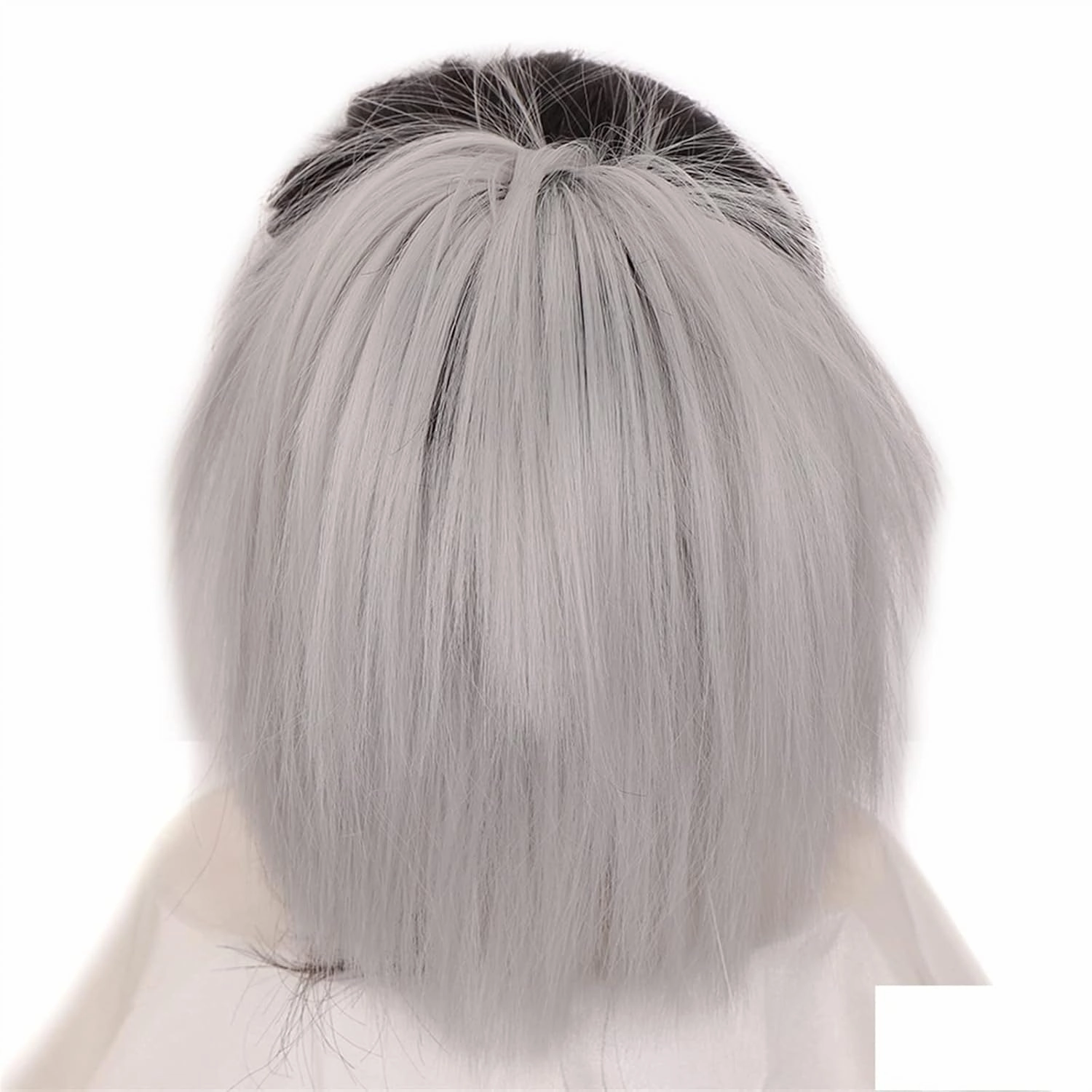 ENGENDER Hair Bun 1 Pack Synthetic Messy Bun with Elastic Rubber Band Wig Straight Hair Ponytail Extensions Hair Bun for Women Hair Piece(01)