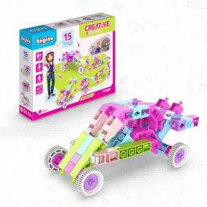 Engino Stem Girls Building Toys, 15 Model Set, Educational Set for Ages 6 , Construction Toys, Gifts for Girls, Stem Projects