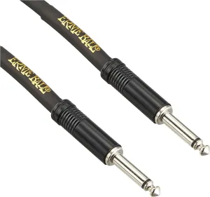 Ernie Ball Speaker Cable, Straight/Straight, 6ft, Black (P06072)