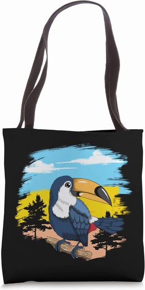Exotic Bird Toucan Tropics Jungle Animal Wilderness Design Tote Bag