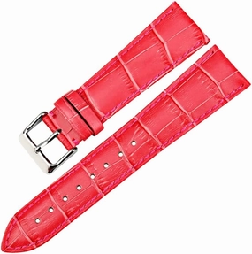 Fashion Watchbands Genuine Leather Watch Strap 12mm-22mm for Women Watch Band for Watch Bracelet(White-Dinosaur Doodle4,19mm)