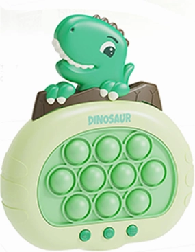 Fast Push Bubble Game for Kids & Adults, Quick Push Toys with Sound & Light, Pop Sensory Fidget Toy for Kids 8-12, Brithday for 5 6 7 8 9 & Up Boys Girls - Green