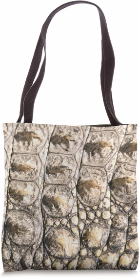 Faux Alligator Skin Photograph Tote Bag