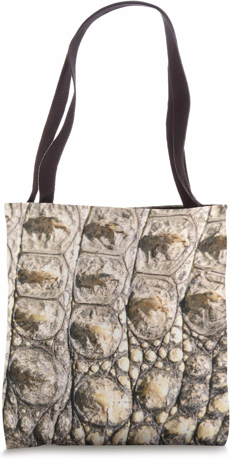 Faux Alligator Skin Photograph Tote Bag