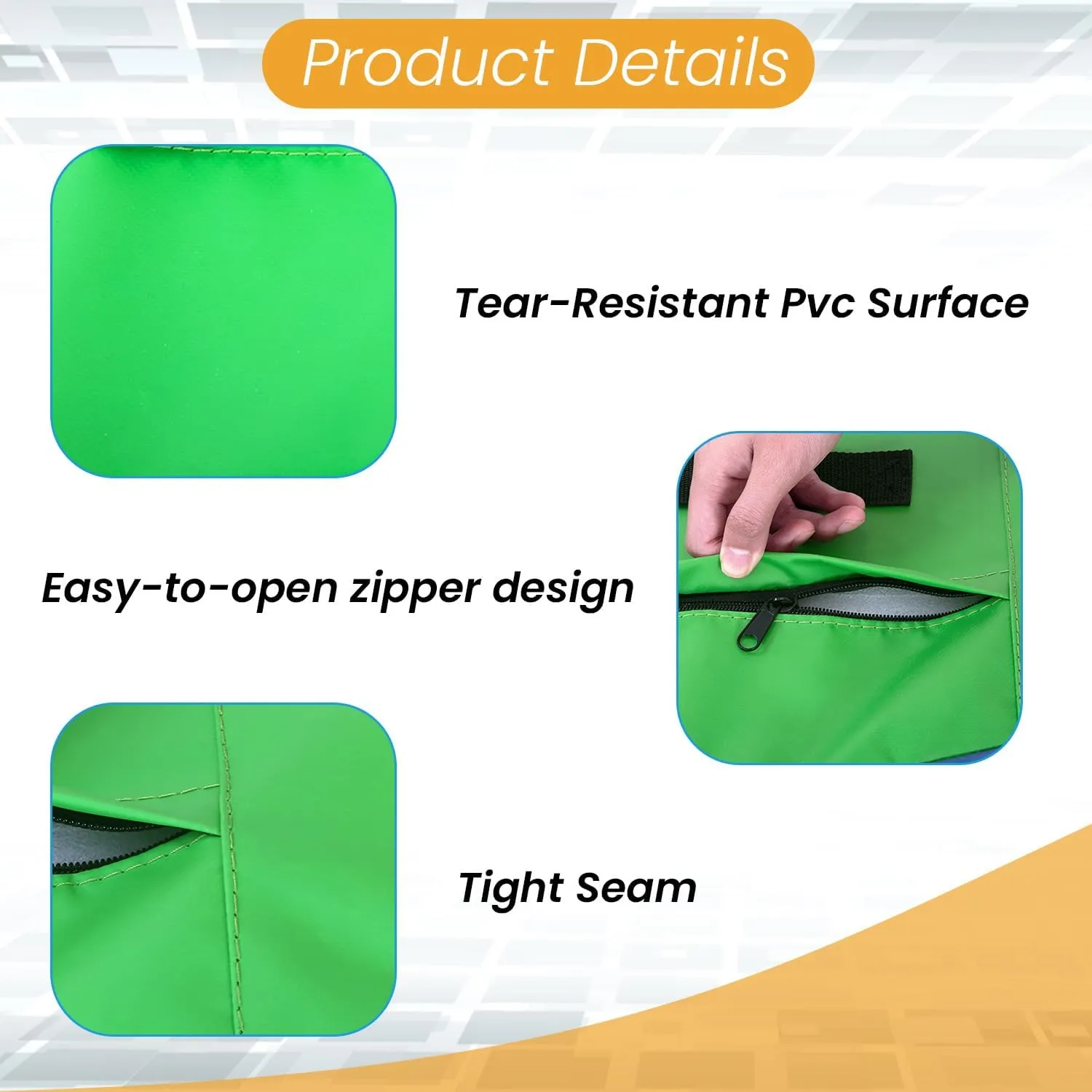 FDW Gymnastics Mat Incline Indoor/Outdoor Tumbling Mats yoga mat for Home Gym Folding Exercise Mat with Non-Slip Surface & Handles Cheese Wedge Mat