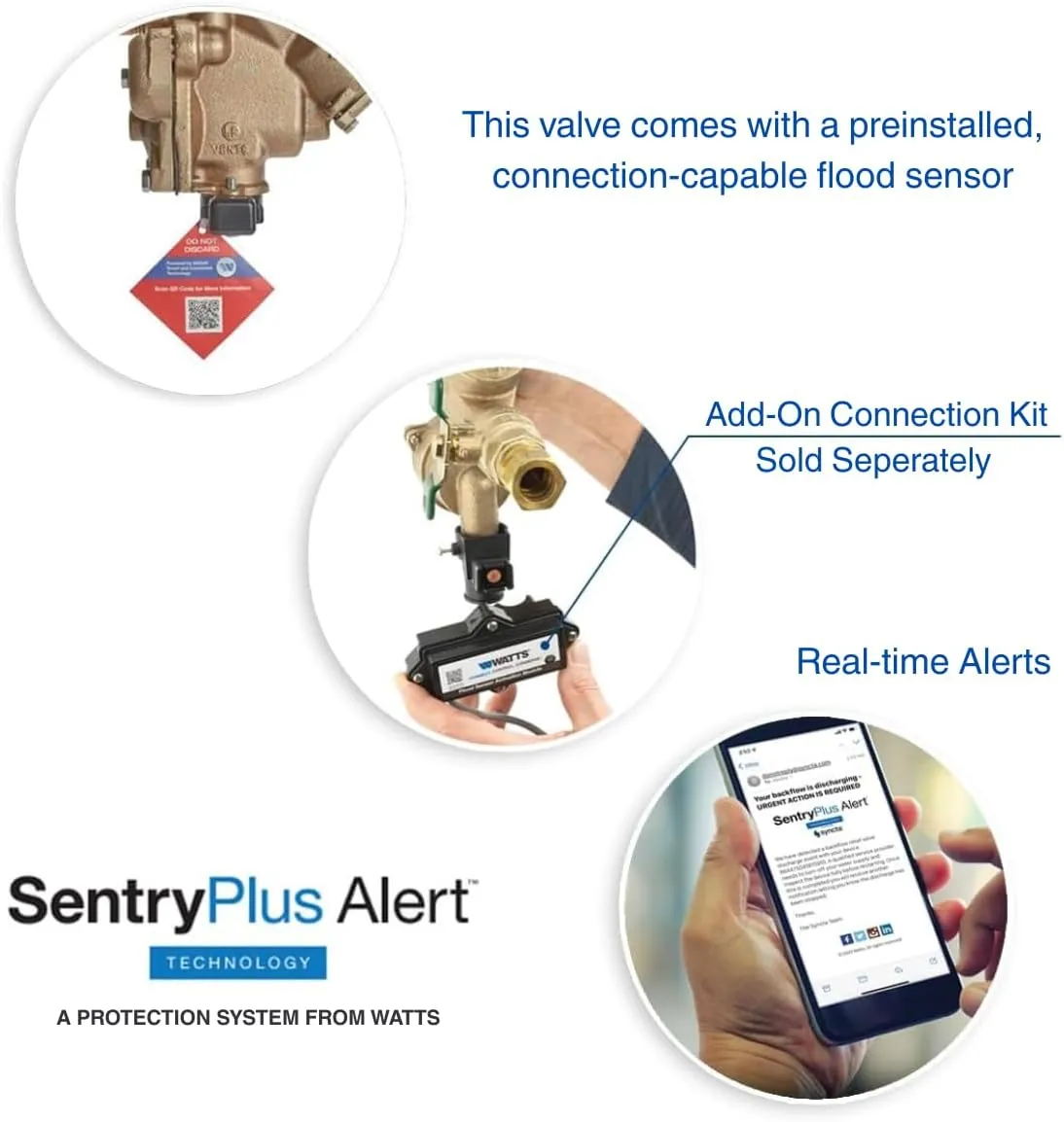 Febco 825Y Series 1" Bronze Reduced Pressure Zone Backflow Preventer Assembly, Quarter Turn Shutoff, NPT End Connections, Y Pattern, Flood Sensor with SentryPlus Alert Technology for Relief Valve