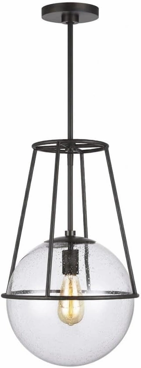 Feiss Generation Lighting-Ellen Collection-Atlas-One Light Pendant-12.5 Inch Wide by 20.75 Inch Tall