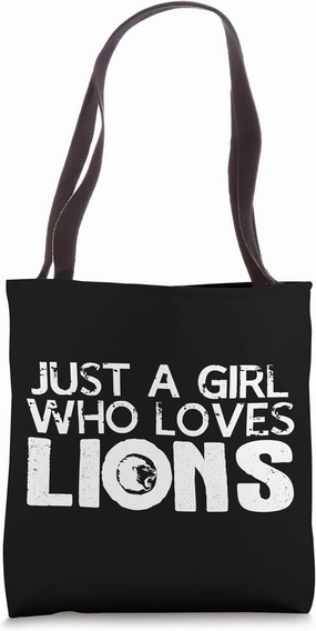Feline Jungle Mane Lioness Pride Roar Leo Cub Predator Lion Tote Bag