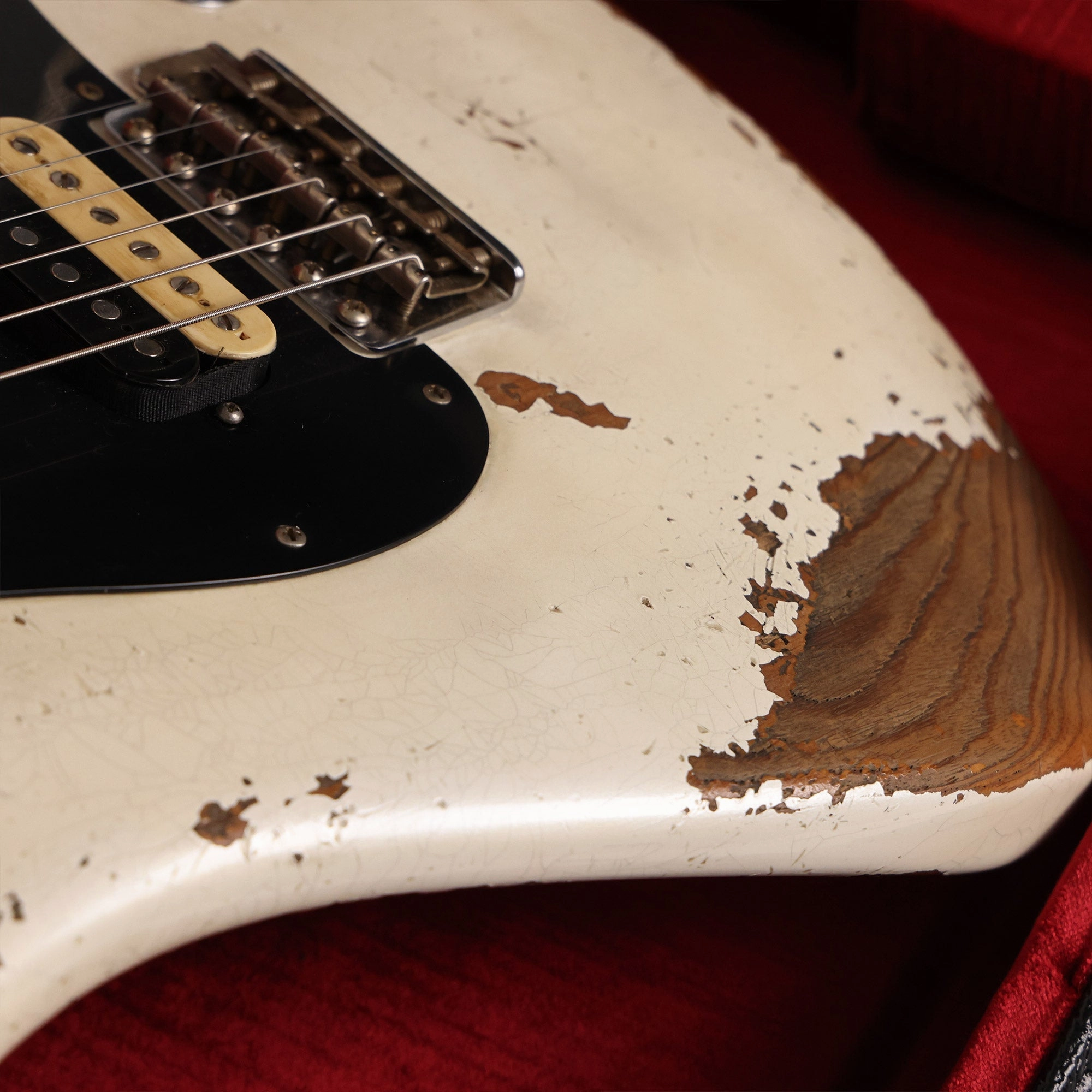 Fender Custom Shop 1969 Stratocaster Masterbuilt Andy Hicks Heavy Relic Frost White 2023