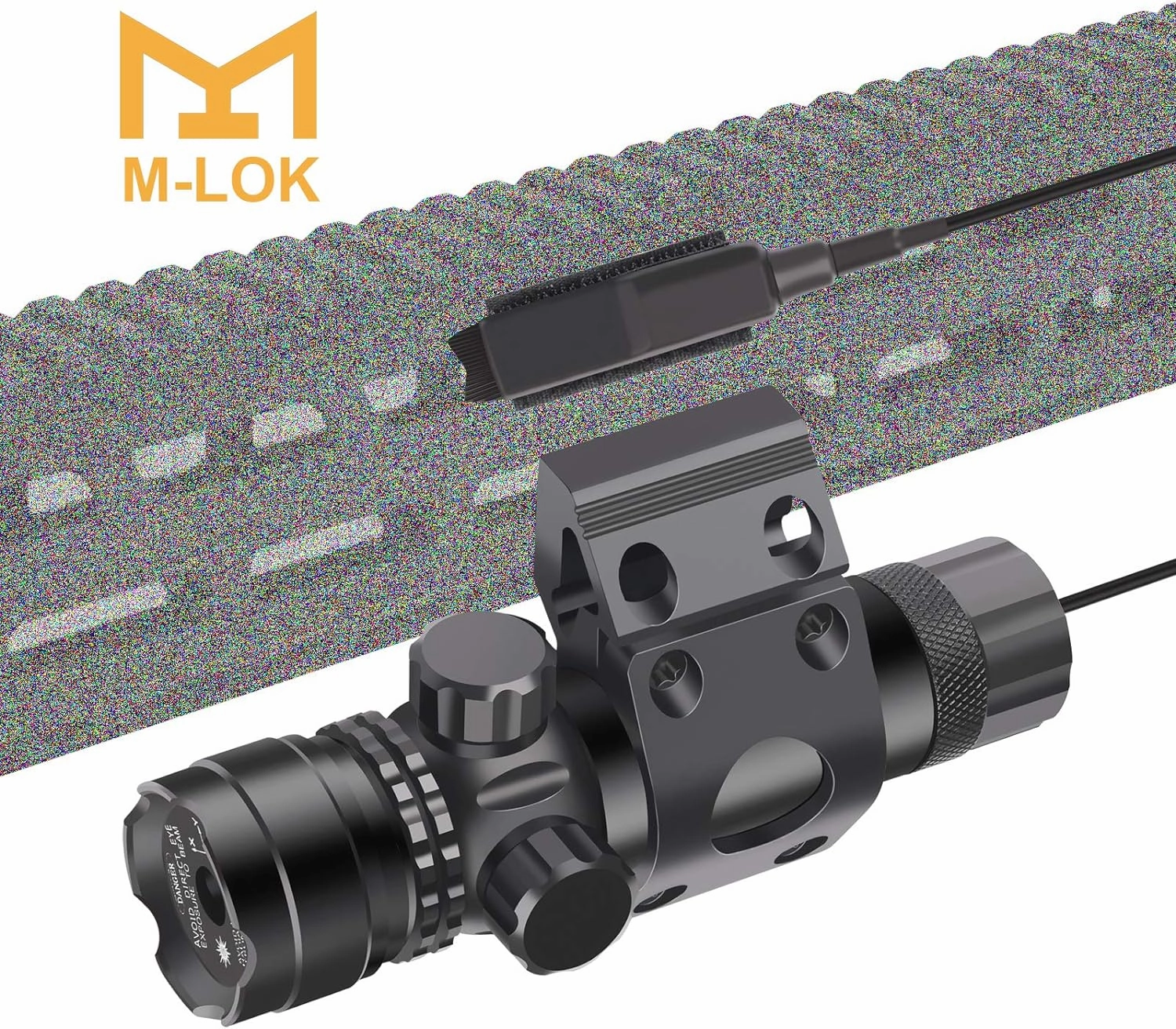 Feyachi Tactical Green Laser Sight with M Lock/Picatinny Rail Mount/Barrel Mount Include Pressure Switch