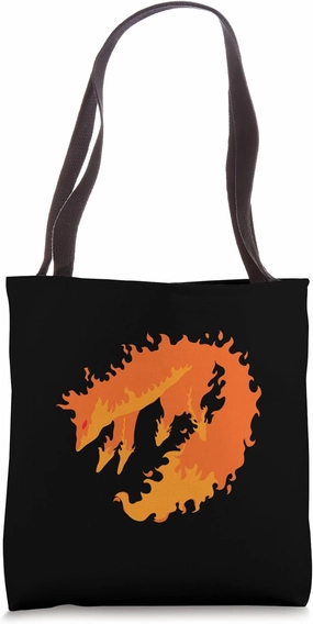 Fire Fox burning Fox Wilderness Fox Tote Bag