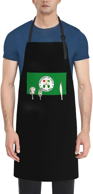 Flag of Sulu Aprons With Pockets Waterproof Work Apron Creative Gifts