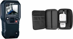 FLIR MR160 - Thermal Imaging Moisture Meter - with IGM (Infrared Guided Measurement), Pin and Pinless & MR10-2: Protective Case for FLIR Moisture Meter