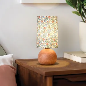 Flowers Small Table Lamp, Boho Floral Table Lamp for Bedroom Table Lamp Small Bedside Table Lamp, Farmhouse Bed Side Table Lamp with Flowers Shape for Small Space for Bedroom, living Room, Nursery